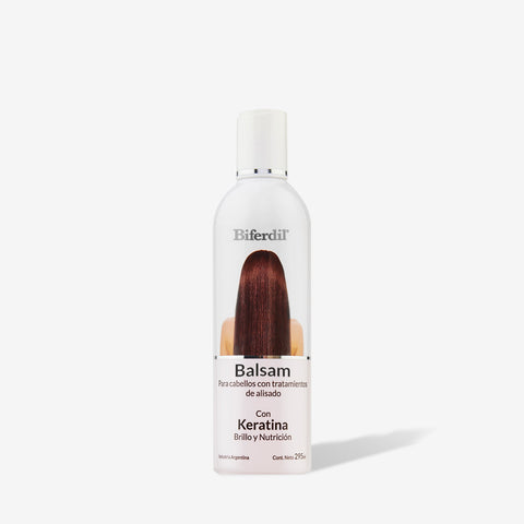 Biferdil Bálsamo p/ CABELLOS c/ TRATAMIENTO DE ALISADO 295 ml