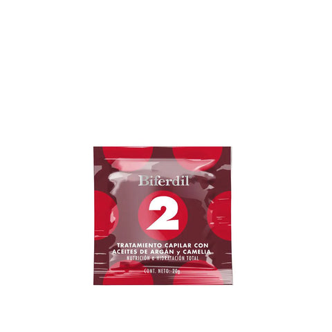 Tratamiento Capilar Con Aceite de Argan y Camelia Nº 2 x 20 ml